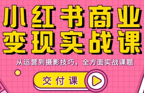饭饭老师·小红书商业变现实战课-知芽创业社
