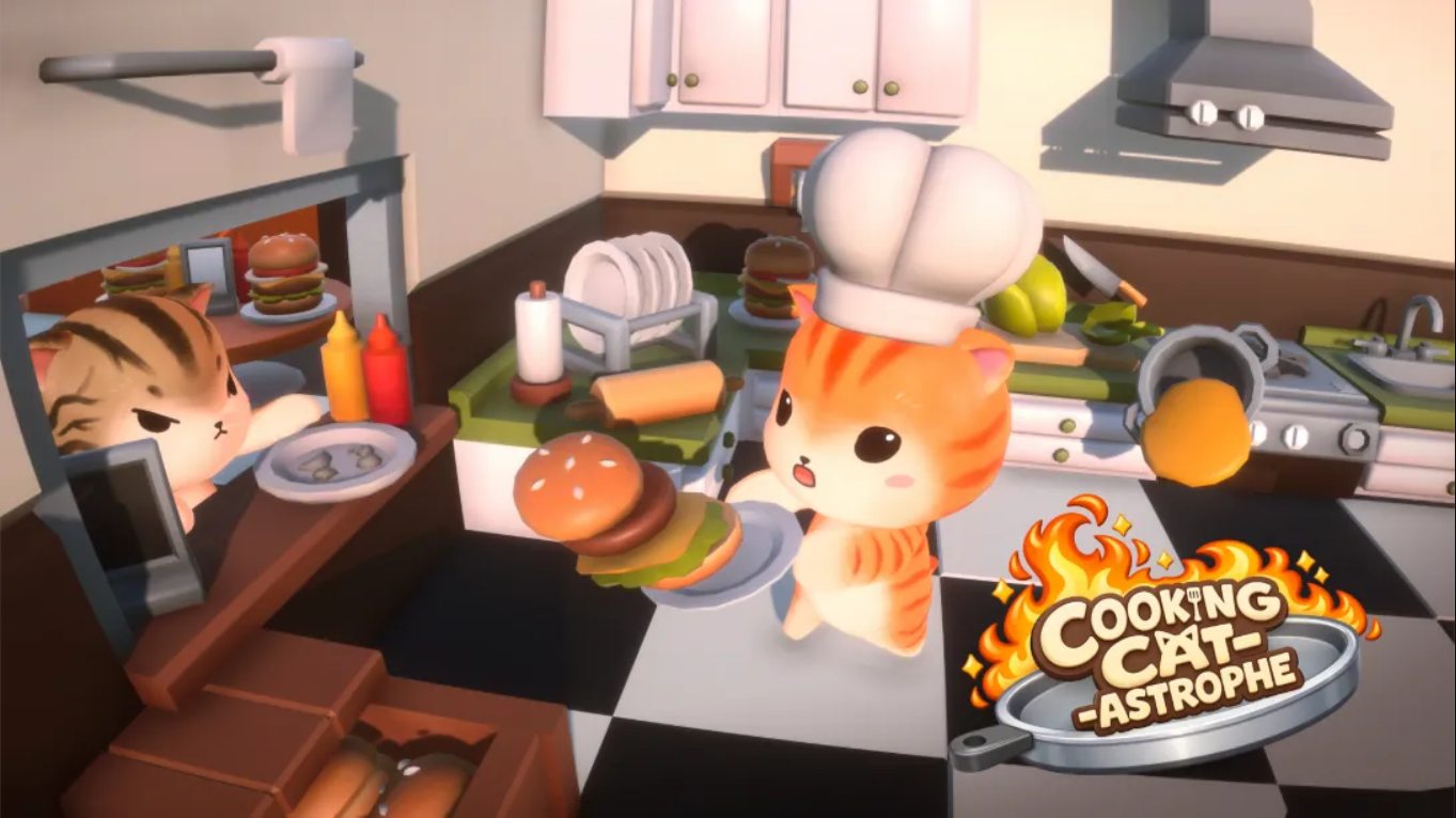 【美版】猫咪闹厨房 .Cooking Cat-Astrophe 中文-知芽创业社