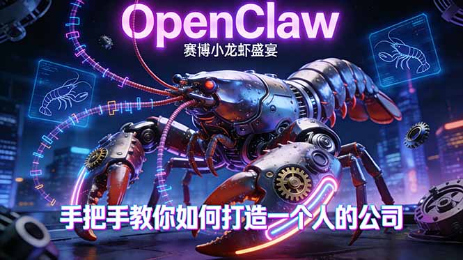 OpenClaw，小龙虾-从产品到爆款的成长之路，手把手教你如何打造一个人的公司-知芽创业社