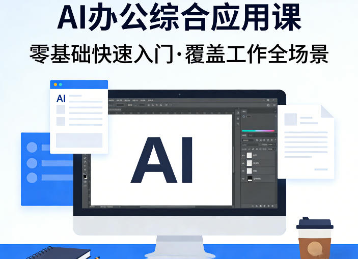 AI办公综合应用课，零基础快速入门，覆盖了工作中各种应用场景-知芽创业社