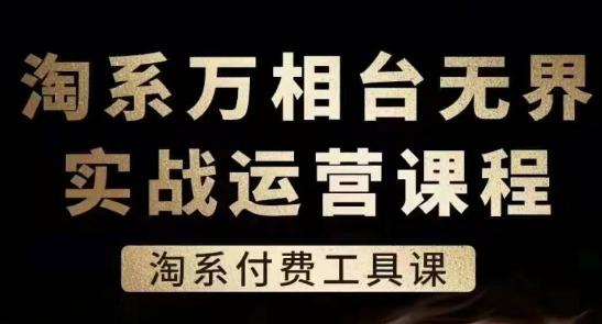 淘系万相台无界实战运营课，淘系付费工具课-知芽创业社