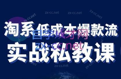 卡卡老师·淘宝低成本爆款流实战私教课-知芽创业社