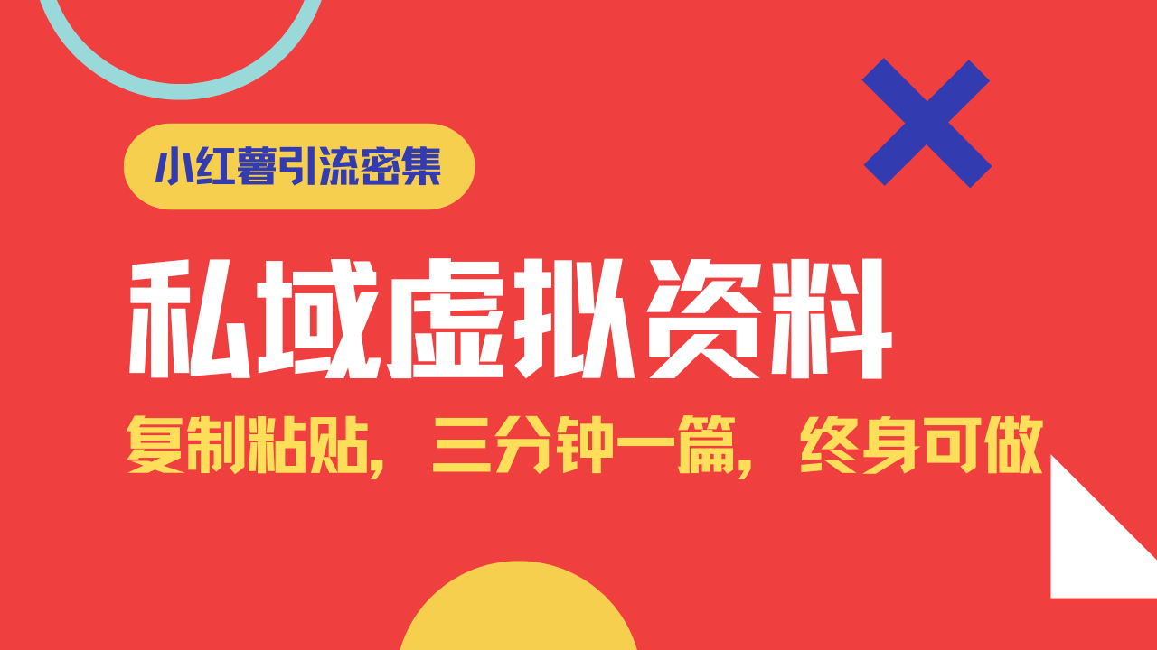 小红书引流私域旅游虚拟资料玩法，复制粘贴，三分钟一篇图文，日入1000...-知芽创业社