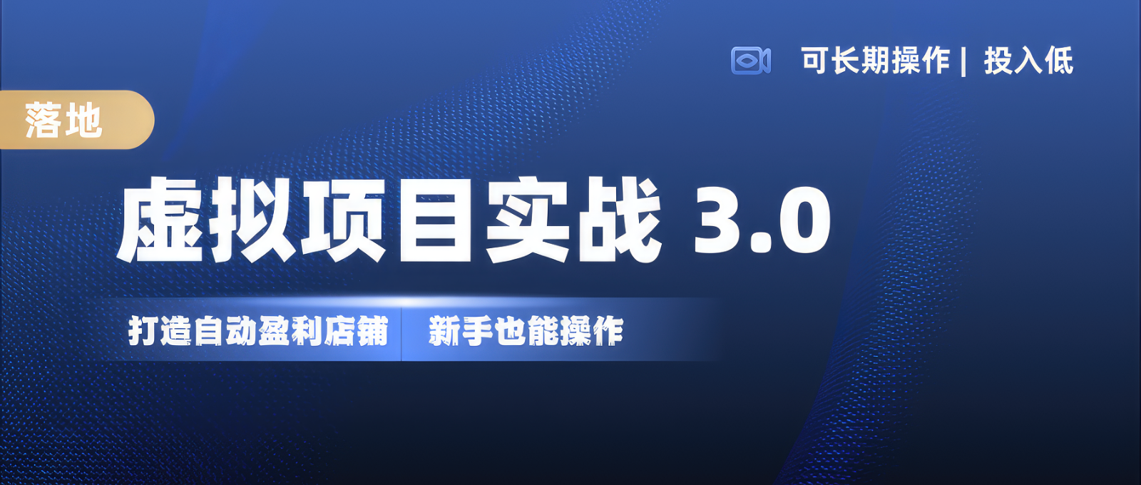 虚拟项目实操落地 3.0,新手轻松上手，单品月入1W+-知芽创业社