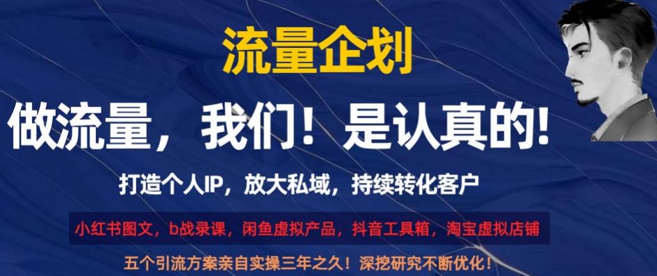 流量企划，打造个人IP，放大私域，持续转化客户【揭秘】-知芽创业社