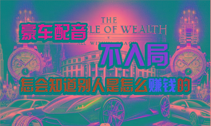 炫富神器,简单无脑粘贴复制,闷声发财,当天见收益,无上限封顶-知芽创业社