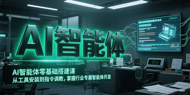 AI智能体零基础搭建课，从工具安装到指令调教，掌握行业专属智能体开发…-知芽创业社