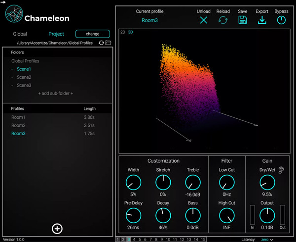 Accentize Chameleon(智能音频插件) v2.1.1 免费版-知芽创业社