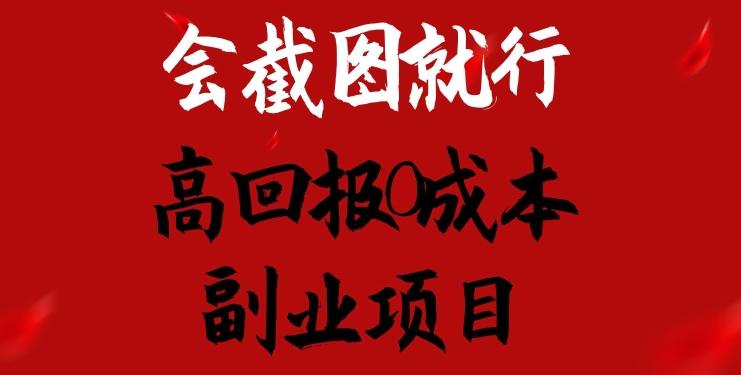 会截图就行，高回报0成本副业项目，卖离婚模板一天1.5k+【揭秘】-知芽创业社