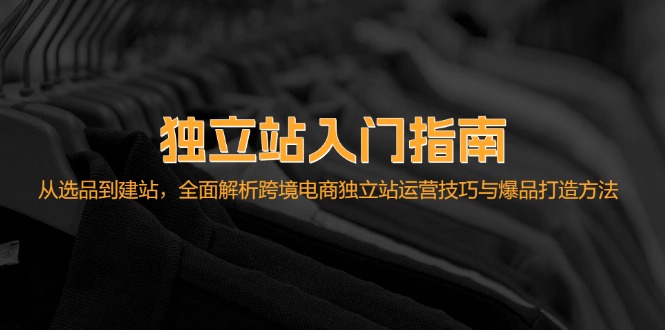 独立站入门指南：从选品到建站，全面解析跨境电商独立站运营技巧与爆品…-知芽创业社