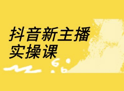 抖音新主播实操课，直播间流量运营线上实操课(18节)-知芽创业社