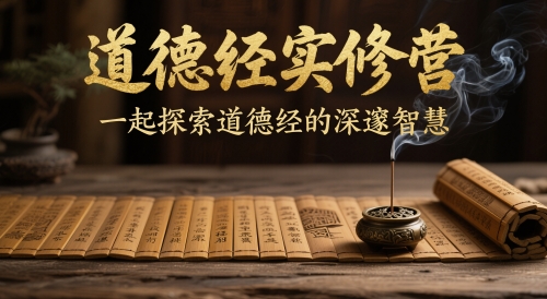 道德经实修营，一起探索道德经的深邃智慧-知芽创业社