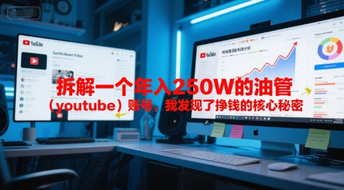 付费文章：拆解一个年入250W的油管(youtube)账号，我发现了挣钱的核心秘密-知芽创业社