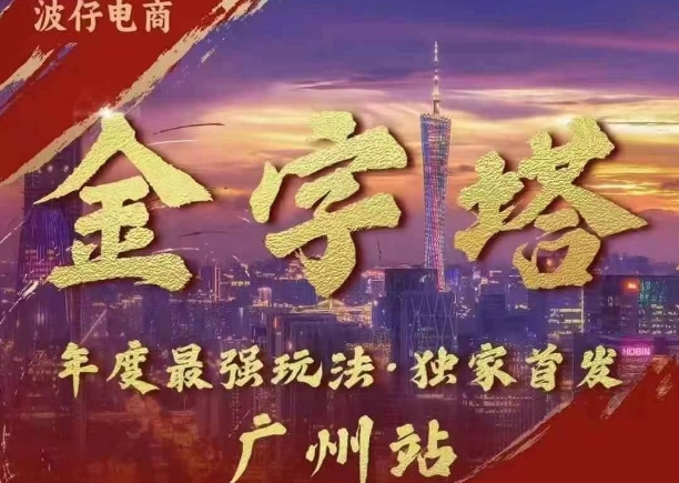 波仔电商·线下课ppt-10月30号，金字塔玩法 3天极速起量，88页ppt，3天起量!-知芽创业社