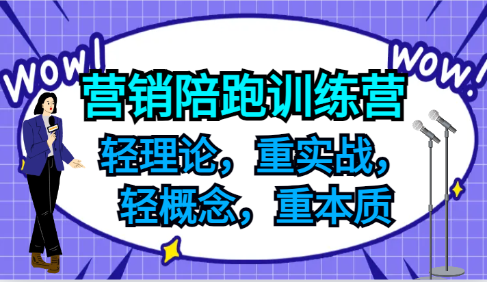 营销陪跑训练营，轻理论，重实战，轻概念，重本质，适合中小企业和初创企业的老板-知芽创业社