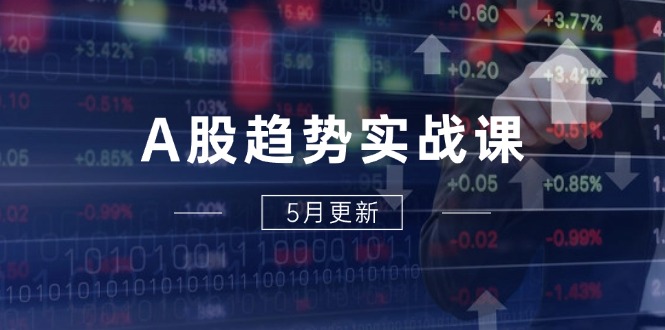 A股趋势实战课：主力动向+政策红利，2025全年策略5月更新-知芽创业社