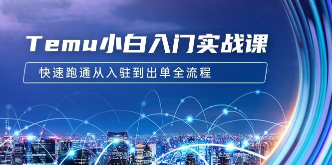 (9295期)Temu小白入门实战课：跨境拼多多电商培训 快速跑通从入驻到出单全流程-12节-知芽创业社