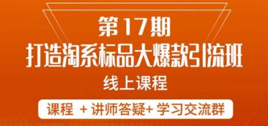 南掌柜-第17期打造淘系标品大爆款，5天线上课-知芽创业社