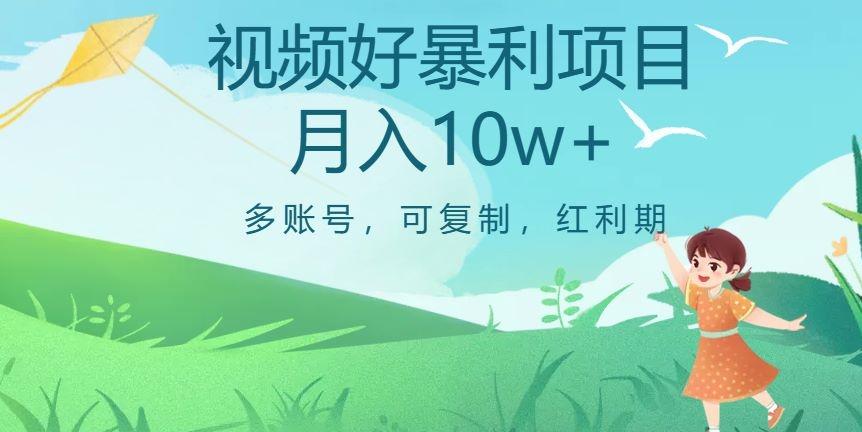 外边收费699项目，视频号暴利项目，多账号可复制，红利期-知芽创业社