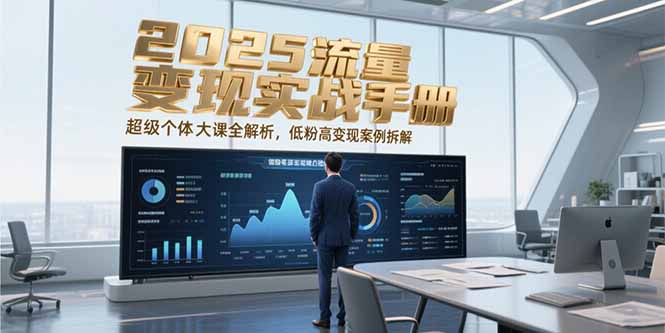 2025流量变现实战手册，超级个体大课全解析，低粉高变现案例拆解-知芽创业社