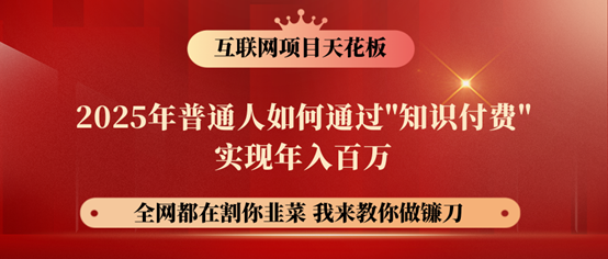 镰刀训练营超级IP合伙人，25年普通人如何通过“知识付费”年入百万！-知芽创业社
