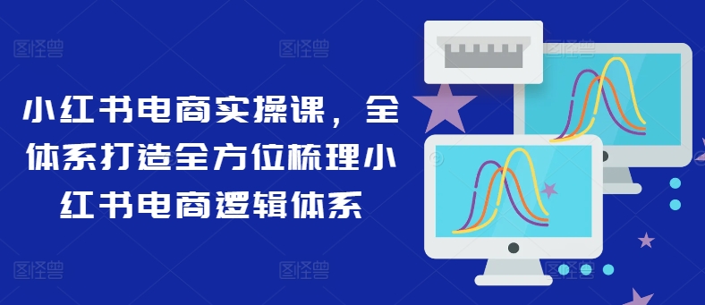 小红书电商实操课，全体系打造全方位梳理小红书电商逻辑体系-知芽创业社