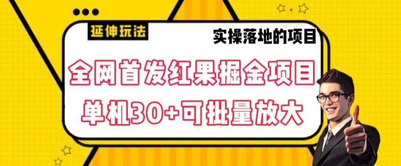 全网首发红果免费短剧掘金项目，单机30+可批量放大【揭秘】-知芽创业社