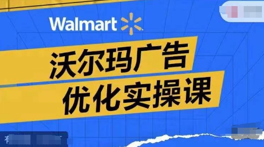 沃尔玛广告优化实操课，广告报告实操讲解，广告如何提高转化和ROAS等-知芽创业社