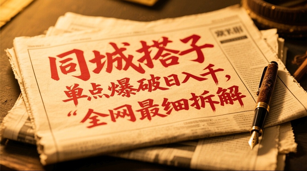 同城搭子群19.9单点爆破日入千，搭子组局月入万，全网最细拆解-知芽创业社