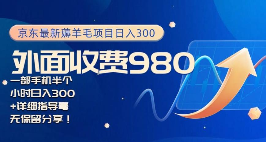 京东最新薅羊毛项目小白怎么做到日入300+一部手机半小时搞定-知芽创业社