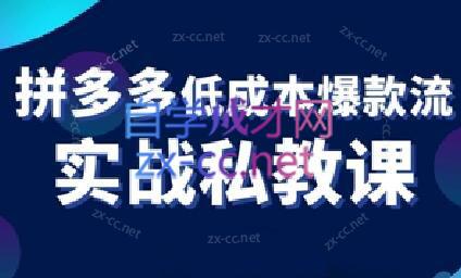 卡卡老师·拼多多低成本爆款流实战私教课-知芽创业社